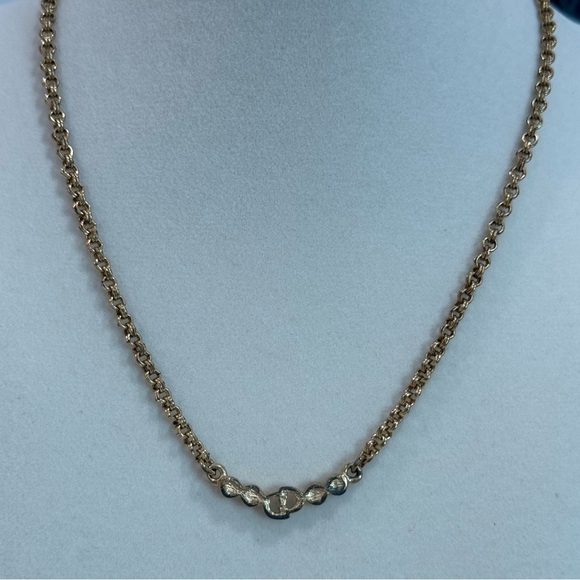 Christian Dior CD Rhinestone Necklace - Picture 6 of 10